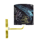 Kit 2 Arandela Dourado De Cupula Cilíndrica Giz