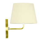 Kit 2 Arandela Dourado De Cupula Tradicional Bege