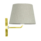 Kit 2 Arandela Dourado De Cupula Tradicional Rustico Escuro