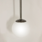 Kit 2 Arandela Luminária Parede Bolinha 2 Globo Vidro Bronze