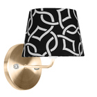 Kit 2 Arandela New Cobre Com Cupula Tradicional Elos Preto