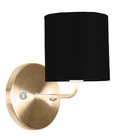 Kit 2 Arandela New Cobre Cupula Cilíndrica Preto