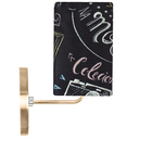 Kit 2 Arandela New Cobre De Cupula Quadrada Giz