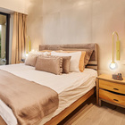 Kit 2 Arandela Parede Globo Duplo Vidro Base Retangular Doura