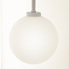 Kit 2 Arandela Parede Luminária Globo Vidro Pendente Lavabo P