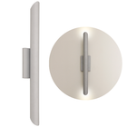 Kit 2 Arandela Parede Tubo Cilindro 2 Fachos Alumínio Prata 5