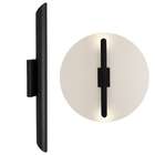 Kit 2 Arandela Parede Tubo Cilindro 2 Fachos Alumínio Preto 5