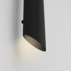 Kit 2 Arandela Parede Tubo Cilindro 2 Fachos Alumínio Preto 5