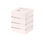 Kit 2 Arandela Policarbonato 3 Aletas 2 Fachos G9 Branca