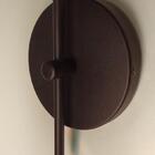 Kit 2 Arandelas Abajur Luminária Parede Quarto Cama Marrom