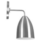 Kit 2 Arandelas Aluminio Vegas Escovado Sala Quarto Corredor