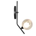 Kit 2 Arandelas Aro Angular Jabuticaba Preto Harmony Ambar