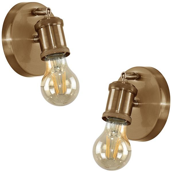 Kit 2 Arandelas Articulada Nordic Spot New Cobre