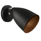 Kit 2 Arandelas Articulada Retro Vegas Gourmet Preto/cobre