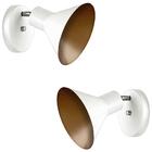 Kit 2 Arandelas Articulada Touch Retro Tenesse Branco