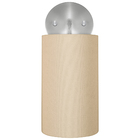 Kit 2 Arandelas Cilíndrica De Cúpula 14x25cm Rosa