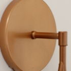 Kit 2 Arandelas De Parede Gota Globo Vidro Cama Quarto Cobre