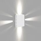 Kit 2 Arandelas De Parede Slim 1303 Branco Com Focos E 3 Fris