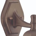 Kit 2 Arandelas Gregas Marrom Luminária De Parede Colonial Bi