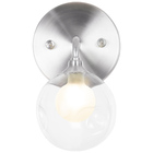 Kit 2 Arandelas Harmony Bolinha Escovado