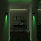 Kit 2 Arandelas Internas IP20 com LED 3 em 1 Inspire Preta