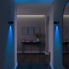 Kit 2 Arandelas Internas IP20 com LED 3 em 1 Inspire Preta