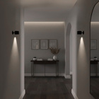 Kit 2 Arandelas Internas IP20 com LED 3 em 1 Inspire Preta
