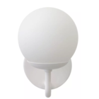 Kit 2 Arandelas Jabuticaba Branca Sala Lavabo +2 Lâmpadas Led