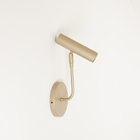 Kit 2 Arandelas Luminária Spot Articulado Leitura Champagne