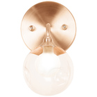 Kit 2 Arandelas New Cobre Harmony Bolinha Ambar