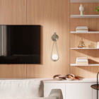 Kit 2 Arandelas Parede Gota Tubo Globo Vidro Lavabo Bronze