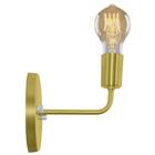 Kit 2 Arandelas Tubo Cilindro Gourmet Alumínio Dourado