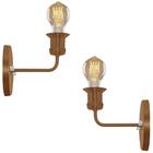 Kit 2 Arandelas Tubo Cilindro Gourmet Nordic Alumínio Cobre