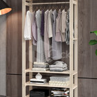 Kit 2 Araras Pinus Design Estante C/ 3 Prateleiras Organizador