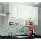 Kit 2 Armario De Cozinha Planejada Aereo Guarda Copos Taças