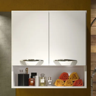 Kit 2 Armários Aéreo 2 Portas Cozinha Escritório Lavanderia B