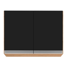 Kit 2 Armários Aéreo De Cozinha Lavanderia 02 Portas Eva 80 C