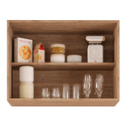 Kit 2 Armários Aéreo De Cozinha Lavanderia 02 Portas Eva 80 C