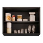 Kit 2 Armários Aéreo De Cozinha Lavanderia 02 Portas Eva Pret