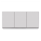 Kit 2 Armários Aéreo De Cozinha Lavanderia 03 Portas Tina Bra