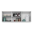 Kit 2 Armários Aéreos De Cozinha Parma 3 Portas 150cm - Lumil