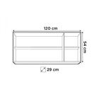 Kit 2 Armários Aéreos Honduras 3 Portas Lumil Móveis Branco
