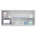 Kit 2 Armários Aéreos Honduras 3 Portas Lumil Móveis Branco