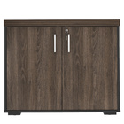 Kit 2 Armários Balcão Multiuso Escritório 2 Portas Atria Exec