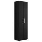 Kit 2 Armários Lavanderia Multiuso Beatriz 2 Portas Preto Fos