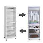 Kit 2 Armários Multiuso Organizador 2 Portas Sabrina Castanho