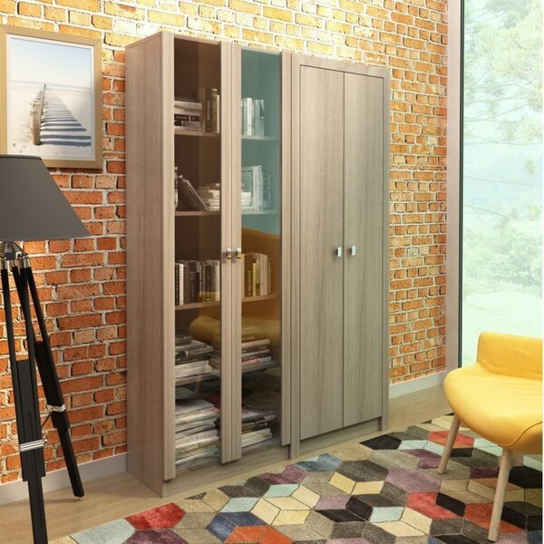 Kit 2 Armários Para Escritório 2 Portas Me4115 E Me4105 Tecno