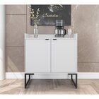 Kit 2 Armários Para Escritório Alto E Baixo Industrial 2 Port