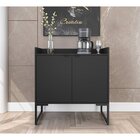 Kit 2 Armários Para Escritório Alto E Baixo Industrial 2 Port