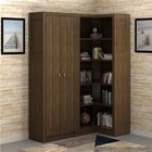 Kit 2 Armários Para Escritório Com Armário Fechado E Armário